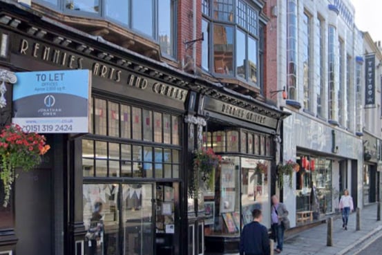 Founded by Ronald and Jean Rennie in 1965, Rennie’s was placed in several locations in Merseyside. The Bold Street branch opened in 1991 and became the family’s final store. Their son, Duncan, made the decision to shut up shop for good in 2022. 