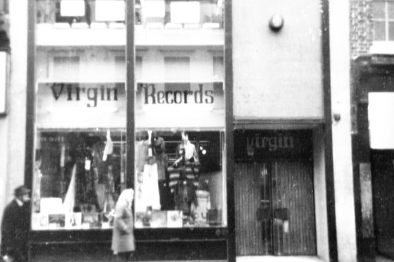 Virgin Records was frequented by many music lovers back in the 1970s. The unit is now home to Maggie May’s.