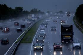 Wet weather is pelting South Yorkshire and National Highways have issued a warning to motorists