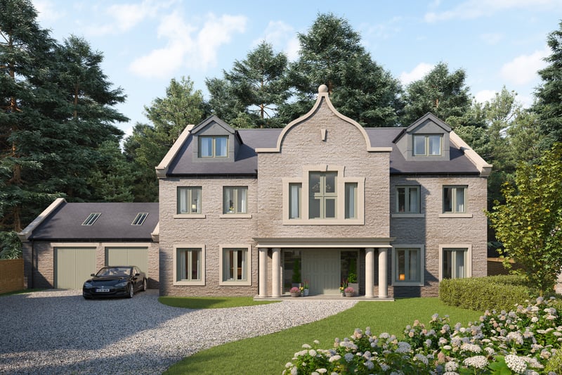 The new build homes will fit in perfectly with the aesthetic of Firbeck Hall.