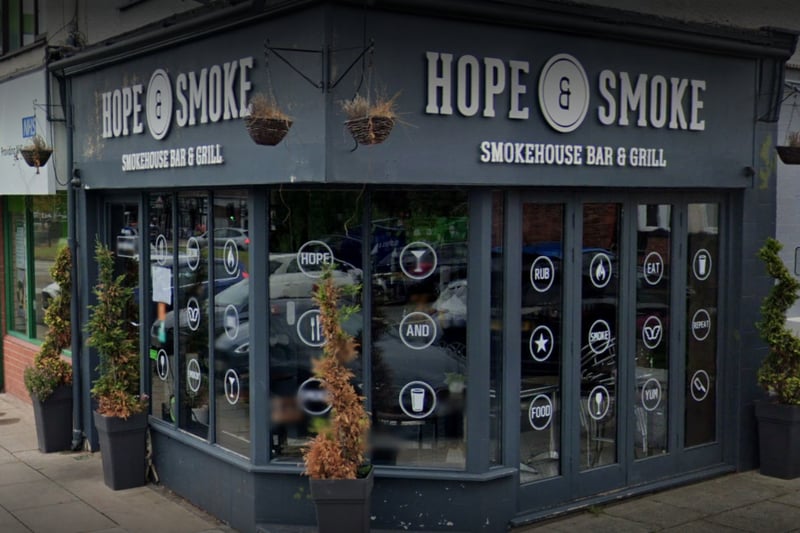 ⭐ Hope & Smoke has a 4.6 rating on Google Reviews from 154 reviews and was handed five stars by the Food Standards Agency in November 2021. 📝 A smokehouse restaurant, bar and grill specialising in barbecue food, burgers and small plates. 💬 One reviewer said: “Absolutely delicious food and good, attentive service by staff.”