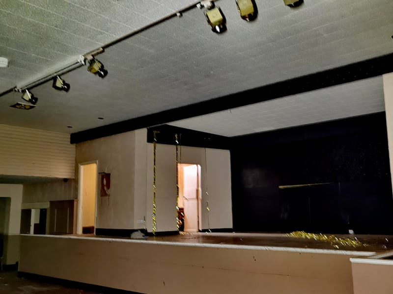 "When I got inside, I didn't know what to expect, but it was amazing, it has the stage area, the bar, three massive pool tables in the room.
Photo: KyleUrbex / SWNS