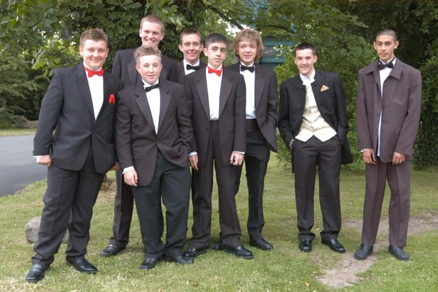 Bow tie time for these students at their Farringdon prom.