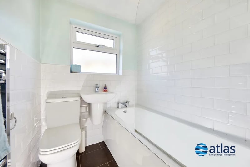 The property also features a modern bathroom along with a separate WC downstairs.