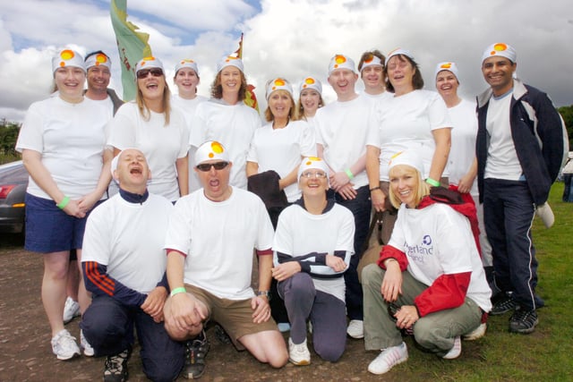The Sunderland City Council team which took part in the Durham Dragon Boat Regatta in 2008.