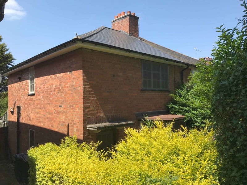 Another property with 18 months to renovate and modernise it, is 155 Pineapple Road, Stirchley, a two bedroom, semi-detached house with a guide price of £170,000+. This property is also subject to a new 125 year lease on completion.   