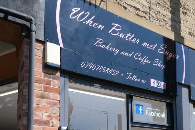 The When Butter met Sugar shop front on Holme Lane, Hillsborough.