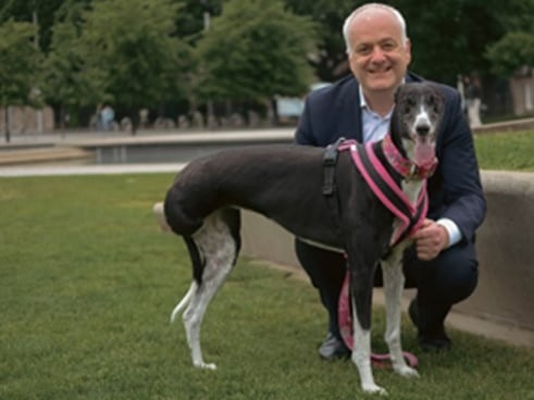 Mid-Scotland & Fife MSP Mark Ruskell said: "Joy would love to use the Holyrood Dog of the Year 2023 event as an opportunity to raise awareness of key animal welfare challenges linked to greyhound racing in Scotland and advocate for the rights of fellow racing greyhounds."
