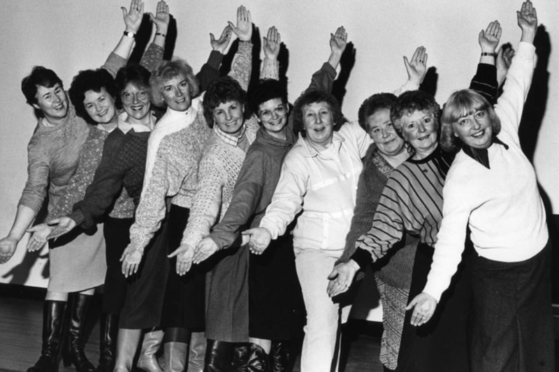 St Oswalds Allsorts dancers in January 1987. Can you spot someone you know? (Photo: Shields Gazette)