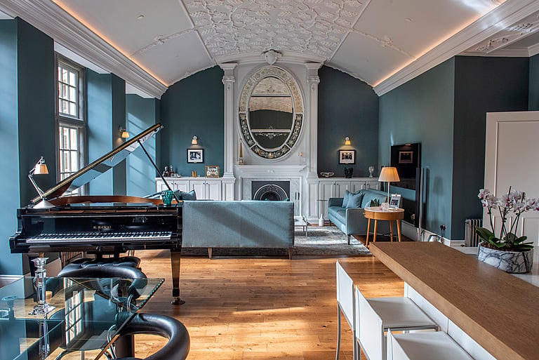 When renovating the property, the owners maintained key architectural details throughout.