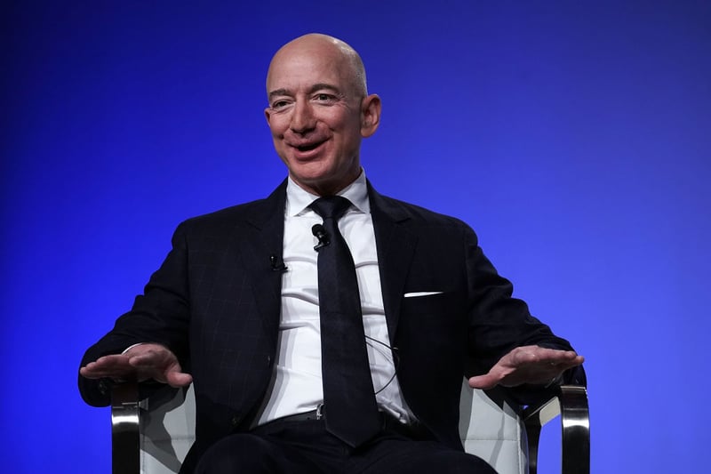 Jeff Bezos founded Amazon, of which he was CEO until 2021, and is worth $168.4bn. He grew the company from an online bookseller to an all-encompassing shopping site, with spin-offs into Amazon Prime television. Bezos, 59, lives in Washington state in the US and now also owns the Washington Post. 
