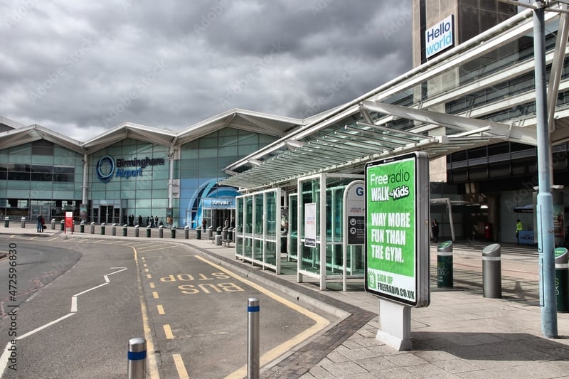 Birmingham Airport has 9,994 Google reviews giving it a rating of 3.5. One person said: "Nice little airport with lots of possibilities to eat, drink and shop. Security check can be modified as it takes a long time to pass. All in all to be recommended." Image: Tupungato