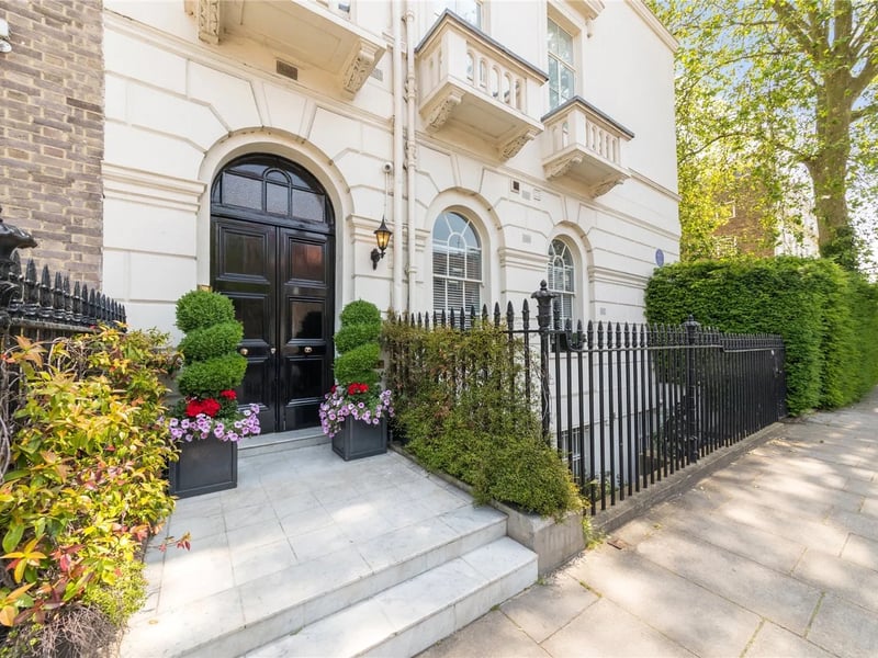Another angle of the entrance to the property