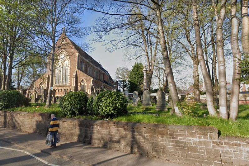 The oldest church in Acocks Green. It was build in 1866.  During the second world war, it was severely damaged, all the beautiful stained-glass windows were blown out and the roof, plus pews reduced to rubble. (Photo - Google Maps)
