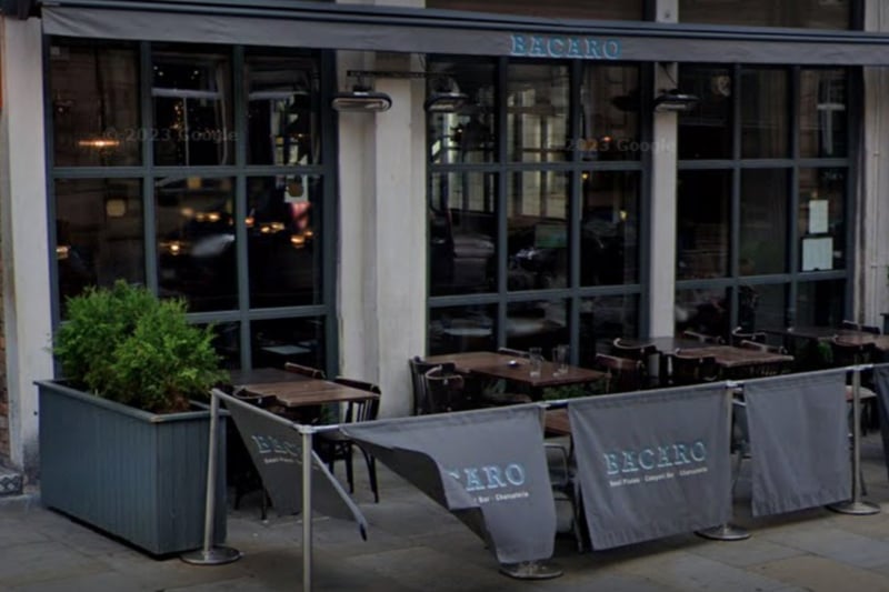 ⭐ Bacaro has a 4.6 rating on Google Reviews from 1,557 reviews and was handed five stars by the Food Standards Agency in February 2018.  📝 Down-to-earth Italian & Spanish restaurant offering sharing plates & campari drinks. 💬 “Really cool place, nice atmosphere, really good food, nice service.”