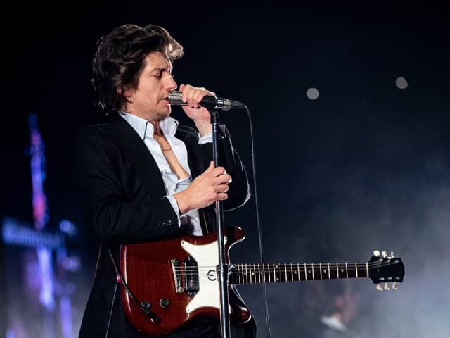 Alex Turner turned heads at Glastonbury this year (Image: Getty Images) 