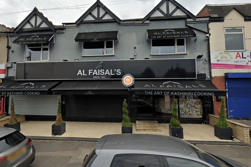 This restaurant four stars on Google reviews. It is located on Stoney Lane in Sparkbrook. They serve authentic Kashmiri cuisine. (Photo - Google Maps)