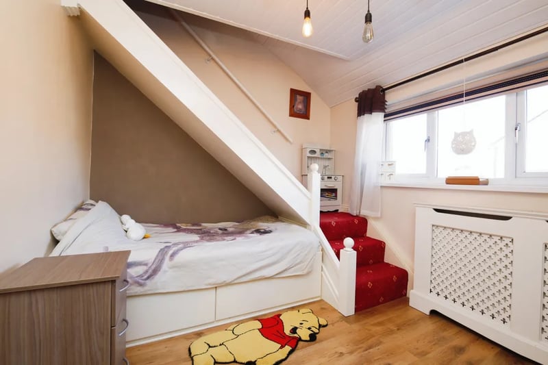 Bedroom which leads to the loft conversion