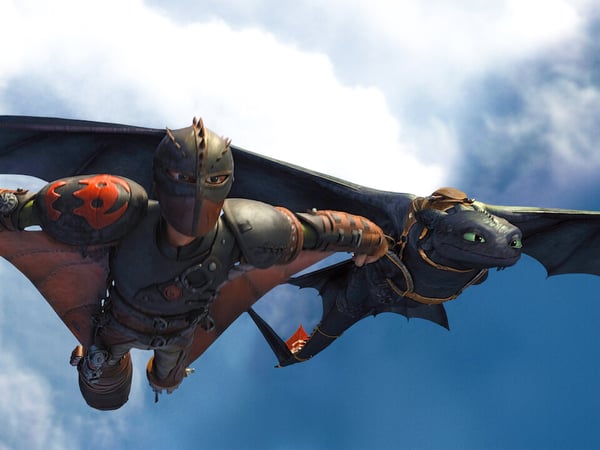 This animated DreamWorks sequel features Jay Baruchel as Hiccup, Toothless and a mysterious dragon rider who join forces to protect the island of Berk. Fun for all the family.