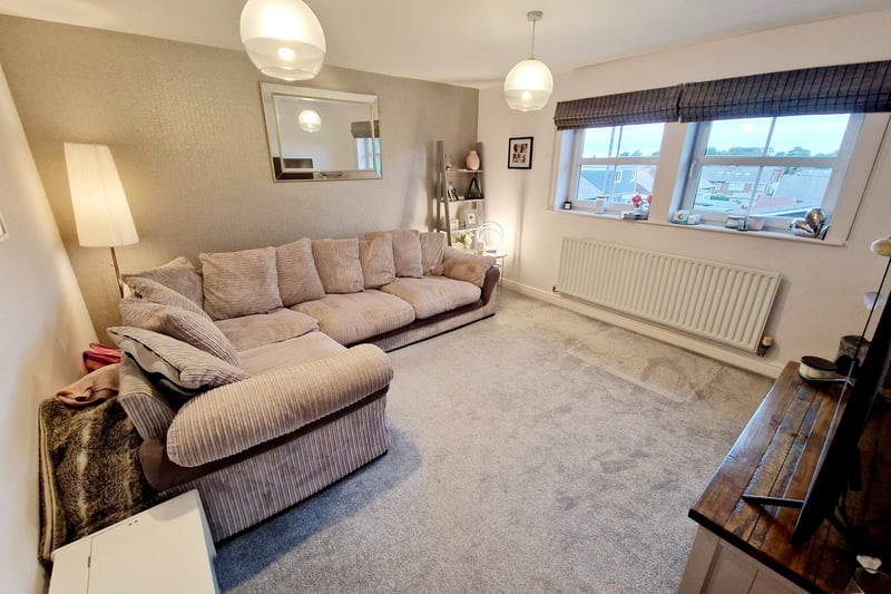 The large and bright living room. Photo: Zoopla