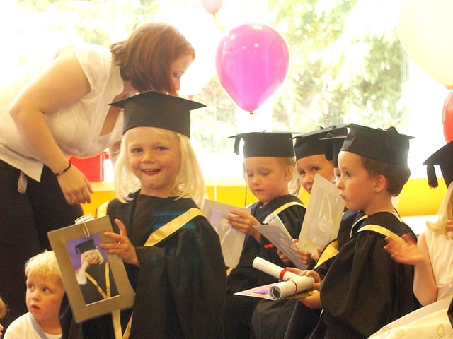 A big day at the Premier Kindergarten in Plains Farm in 2006.