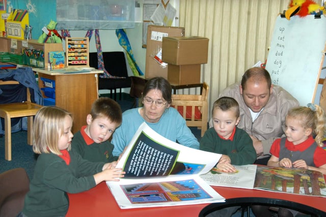 Road safety was high on the agenda at Grindon Infants in 2008, and pupils made their own books all about it.