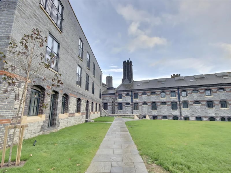 The flat is located inside the former Kingston prison