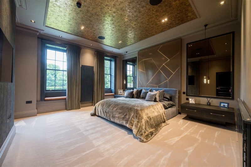 A bedroom out of this world - and just one of the property's seven bedrooms. 