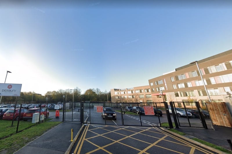 At Didsbury High School, just 55% of parents who made it their first choice were offered a place for their child. A total of 158 applicants had the school as their first choice but did not get in. Photo: Google Maps