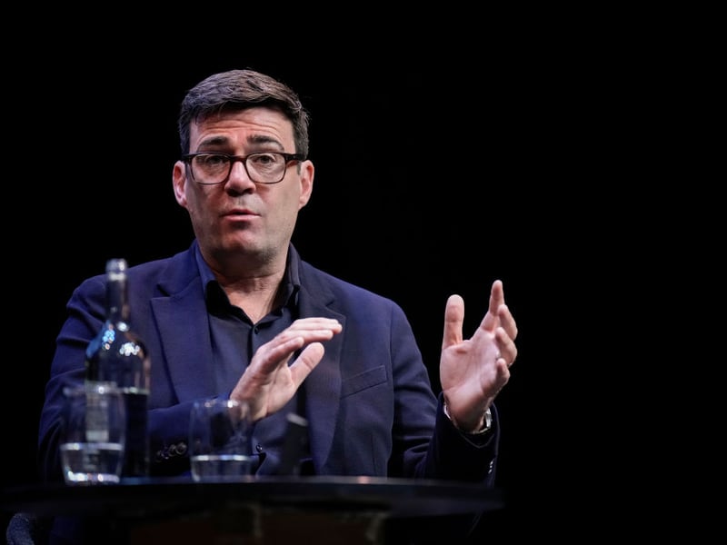 Tipped at a future leader of the Labour Party, Mayor of Greater Manchester Andy Burnham will be at the Stand's New Town Theatre at 12noon on August 22.