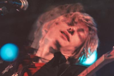 Crispian Mills, the frontman for Kula Shaker, played T in the Park at Strathclyde Park in 1996