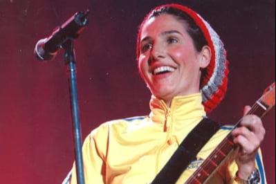 Sharleen Spiteri, lead singer of Texas, graced the main stage at Balado in 1997