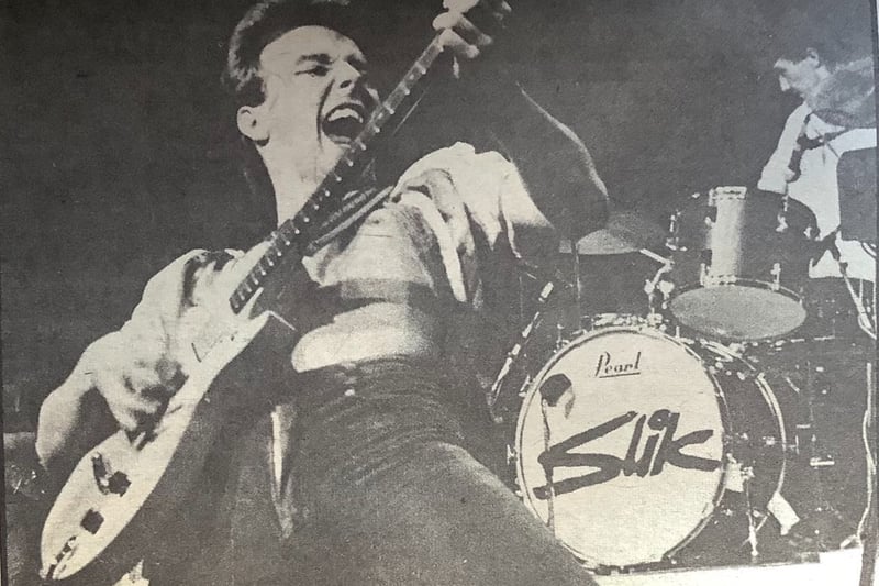 Scottish pop group Slik were formed in Glasgow in the mid-1970s .They had originally been known as Salvation with Midge Ure joining the band in 1972 . The band scored a UK number one hit in February 1976 with the release of their single "Forever and Ever". 