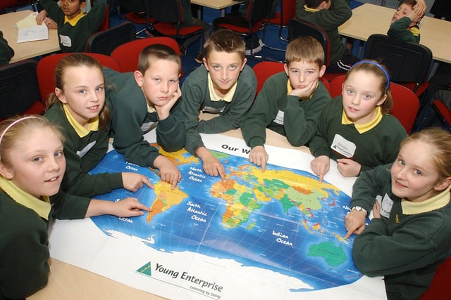 Hudson Road Primary School pupils learned about the world of enterprise in 2007.