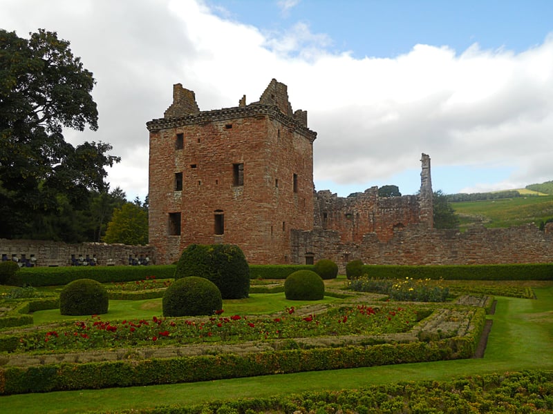 This ruined 16th-century castle is located near Edzell which is roughly five miles north of Brechin in Angus. It is surrounded by a picturesque walled Renaissance garden which was built by Sir David Lindsay in 1604. Undiscovered Scotland adds: “There's been a castle at Edzell since about 1100, when a wooden structure was erected on top of a motte by the Abbott family.”