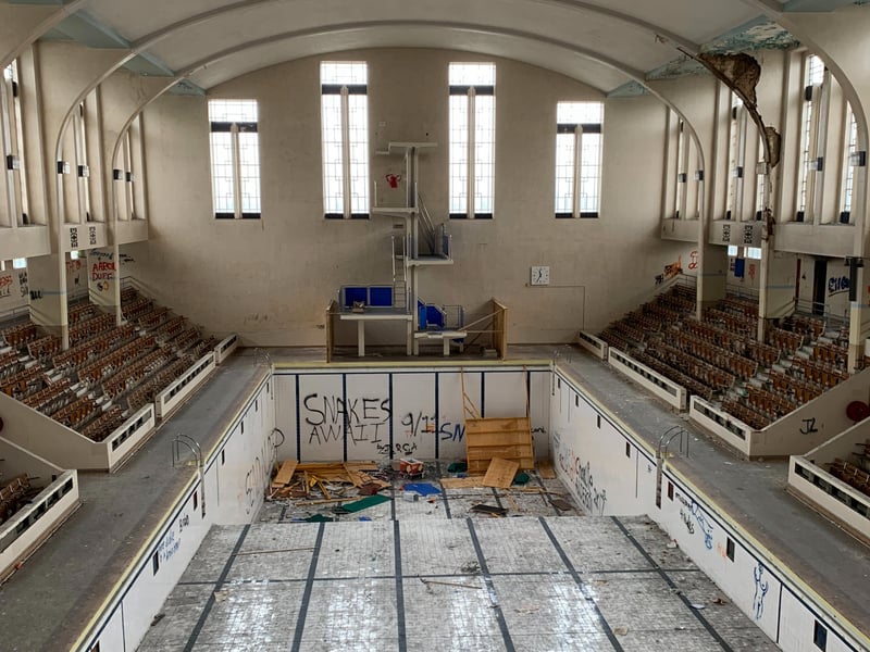 Bon Accord Baths was an indoor swimming pool located on Justice Mill Lane - which runs parallel to Union Street - in Aberdeen city centre. Originally opened in 1940 it was closed by Aberdeen City Council on March 31, 2008 as part of wider budget cuts happening at the time.
