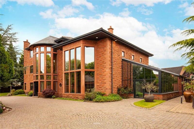 Bothwell is located just outside of Glasgow with a number of Scottish football stars living in the area. If you fancy joining them, this six bedroom property on Blantyre Road is on the market for £1,750,000. 