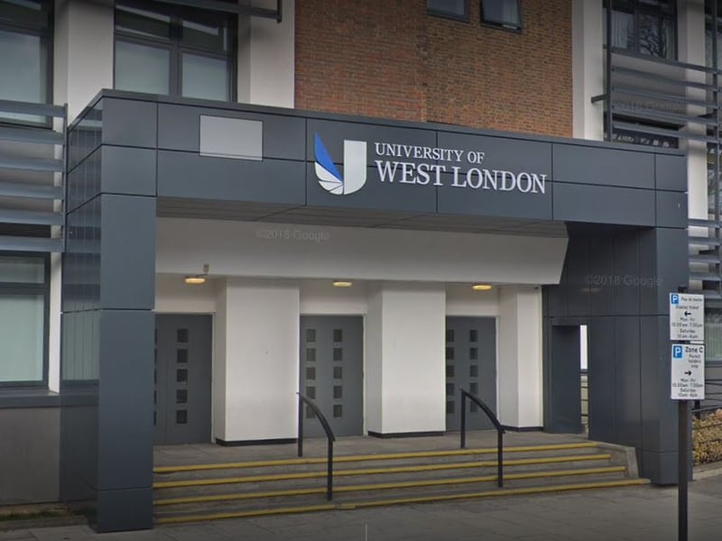 With campuses in Ealing, Brentford and Reading, the University of West London came in at 40 overall. (Photo Google Maps)