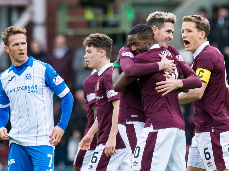 Hearts 3-0 St Johnstone