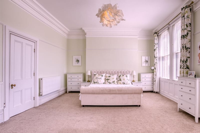 To the first floor are three large bedrooms. The master bedroom is huge and looks the ideal sanctuary in which to enjoy a peaceful night’s rest.