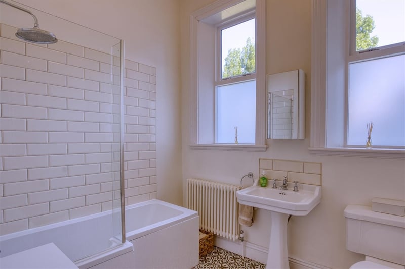 One of the property’s five beautiful bathrooms. 