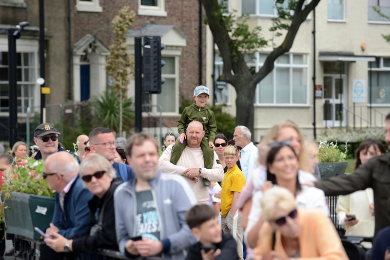 Crowds lined the streets of South Tyneside to get a glimpse of the parade.