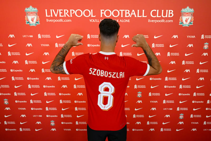  Dominik Szoboszlai has signed for Liverpool. Picture: Andrew Powell/Liverpool FC via Getty Images