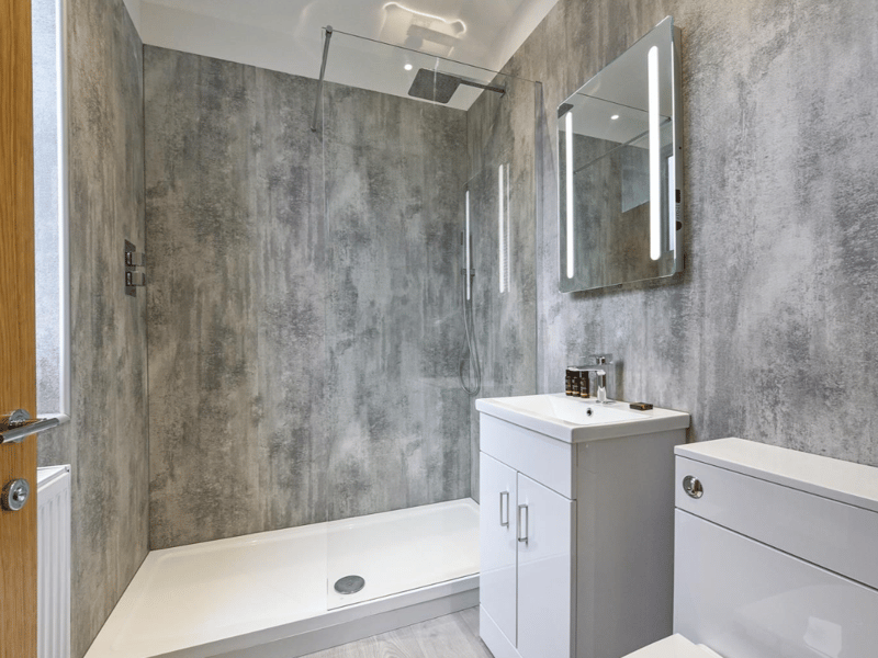 A huge shower