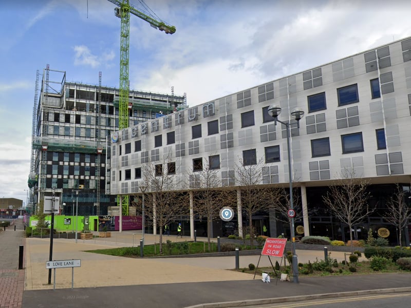 Aston University is located in the Aston Triangle area and the university’s logo is based on the shape of the area. (Photo - Google Maps)