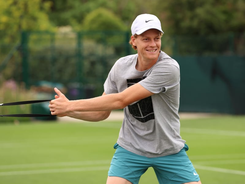 He's never been beyond the quarter final stage of a major but Italian Jannik Sinner is 14/1 third favourite to take the Wimbledon title.