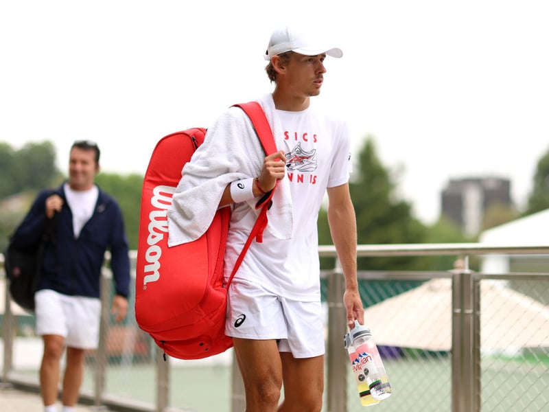 Alex De Minaur, of Australia, has only won a single title in his career thusfar - and is 60/1 to add a slam at Wimbledon.