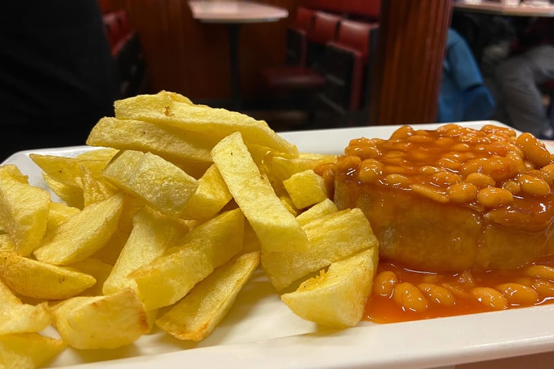 If you are looking for a taste of pure joy, pie and beans is always the answer with chips being purely optional. 