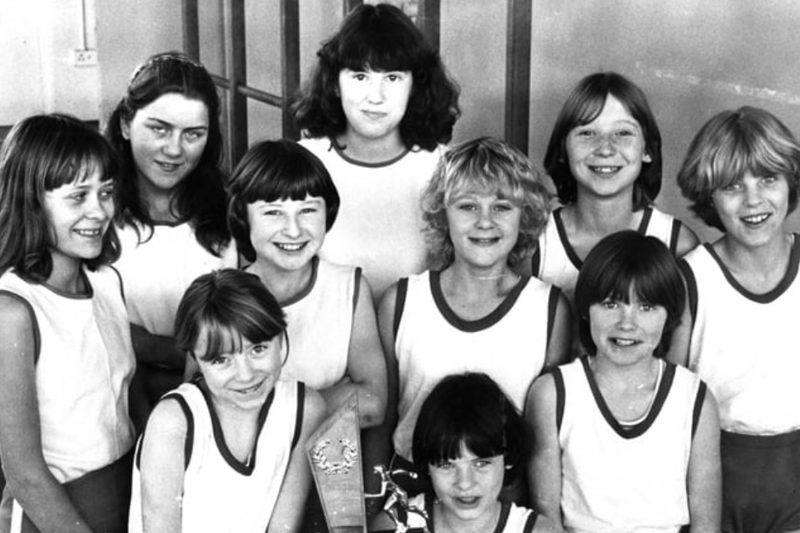The Redwell Comprehensive School Cross County team champions in 1981. Pictured back, left to right, are Fiona Nicholson, Alyson Lincoln, Dawn Tate, Centre, left to right: Lorraine Johnson, Karen Gibbs, Lindsay Young, Leah Marshall. Front, left to right: Debra Flood, Nicola Stephenson and Julie Hatch. Photo: Shields Gazette