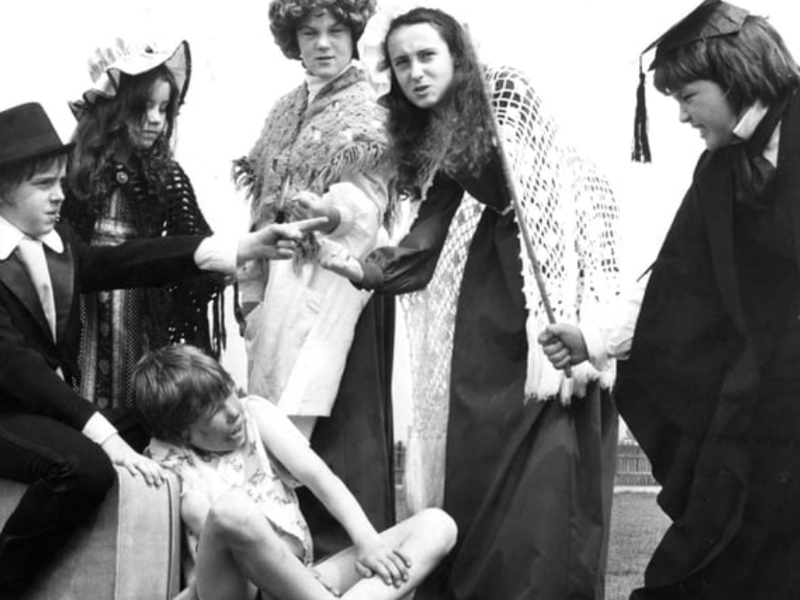 Pupils of St Oswalds Church of England Junior Mixed and Infants' School, Hebburn presented Smike, a pop musical based on Nicholas Nickleby, in 1980. Photo: Shields Gaztte